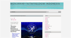 Desktop Screenshot of faithfreedom.muslim-menjawab.com